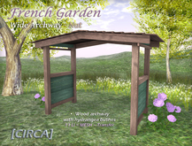 [CIRCA] - "French Garden" - Wide Archway - In Nut
