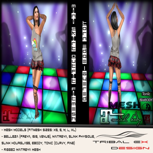 BOX What Torn Edge Layered Mini Skirt