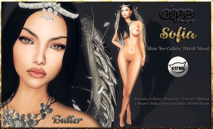 ::[DD]::SOFIA Skin For Catwa [BUTTER] BOXED