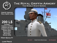 Imperial Japanese Navy Uniform Captain white
