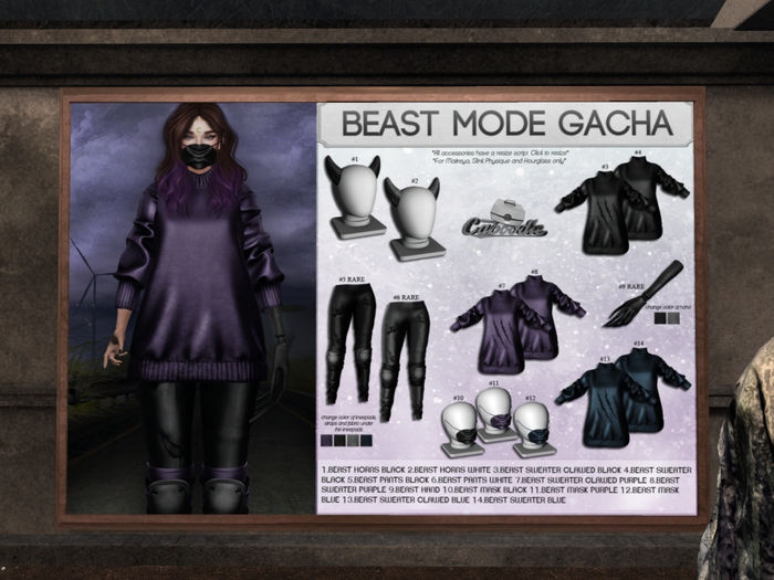 Caboodle - Beast Horns - White