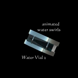 Silver 3 band Ring with Water Vial 2