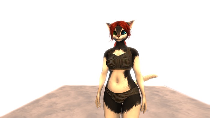 Legacy outfit for BG Solarian Feline Club Outfit