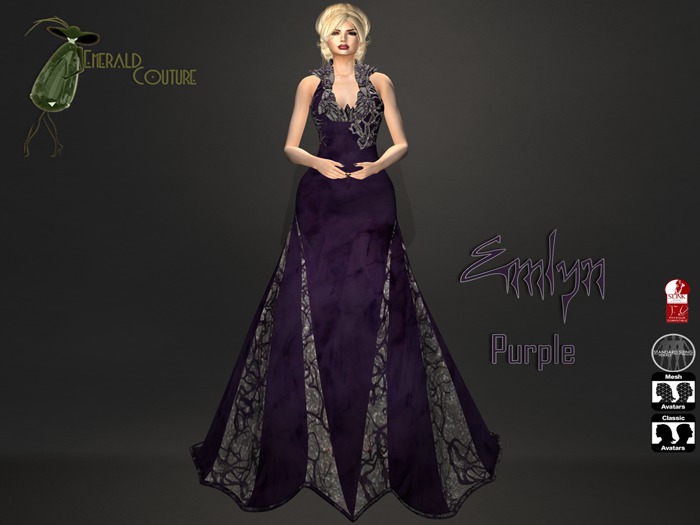 EC Emlyn Purple Gown