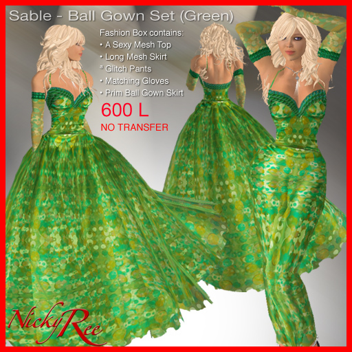 Sable-Ball Gown (Green)