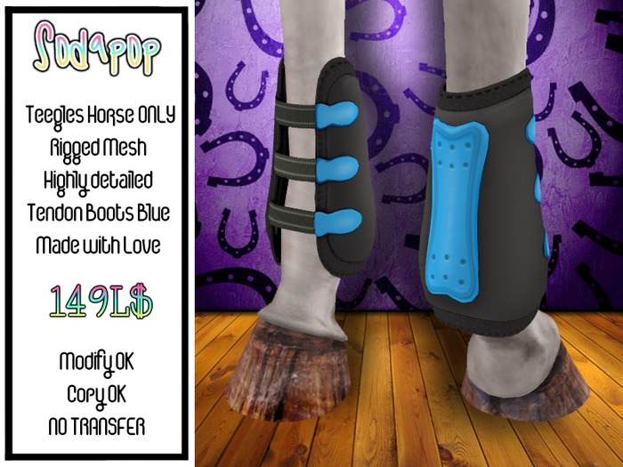 Sodapop - Tendon Boots - Blue