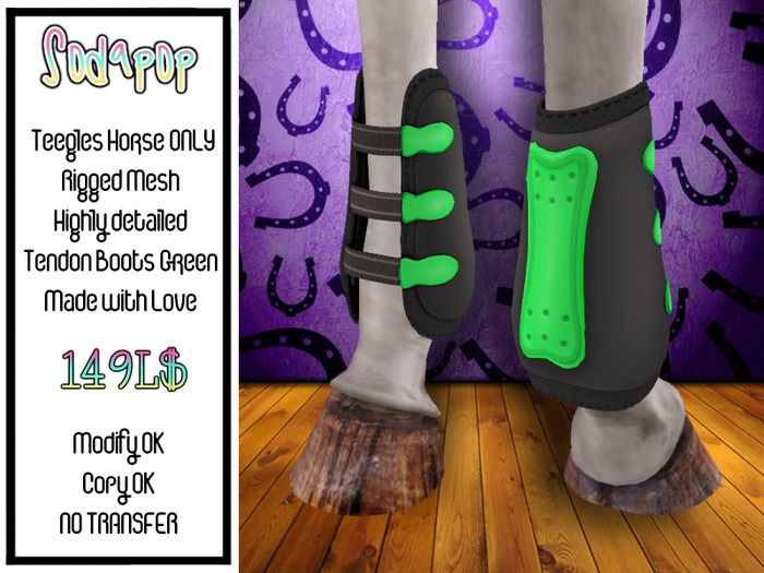 Sodapop - Tendon Boots - Green