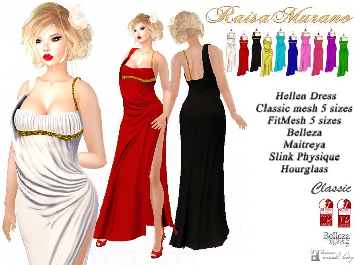 *Raisa* Hellen Dress 10 Textures