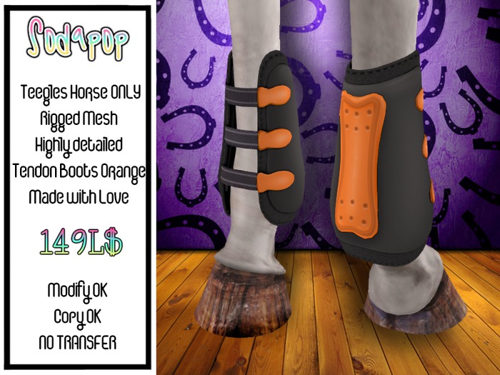 Sodapop - Tendon Boots - Orange