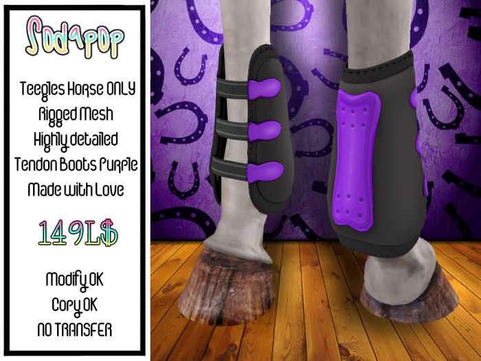Sodapop - Tendon Boots - Purple