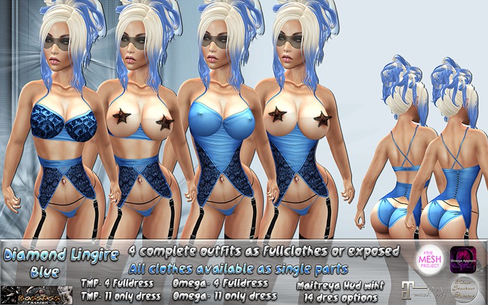 ..::BassAss::.. -*Diamond Lingire [Blue]