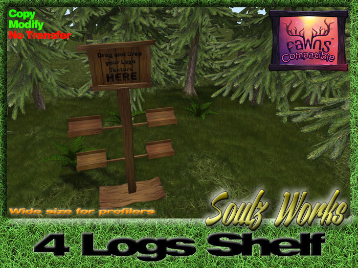 Fawns 4 Logs Shelf [Boxed]