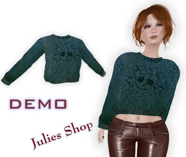 Sexy Totenkopf Pulli * G * DEMO