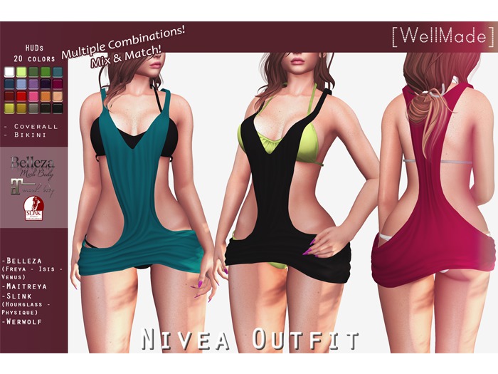 [WellMade] Nivea Outfit - HUD 20 Colors