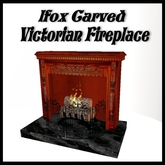 lfox Carved Victorian Fireplace (boxed)