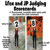 lfox and JP Judging Scorecards