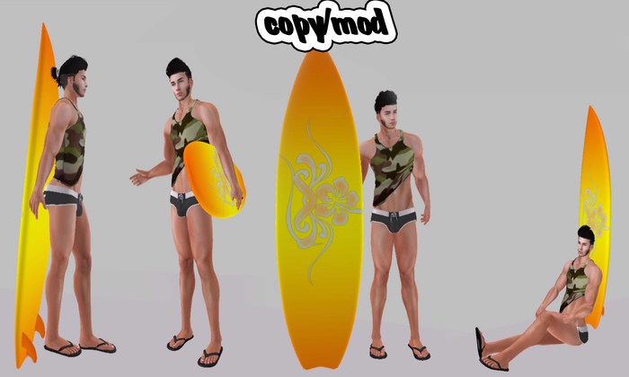 Surfing - Pack pose