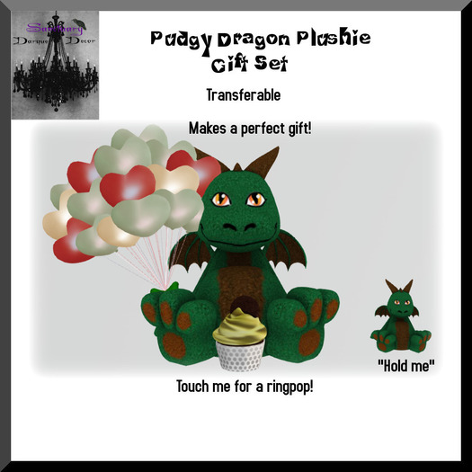 Sanctuary~Dragon Plushie Gift OPEN BAG for transferable gift