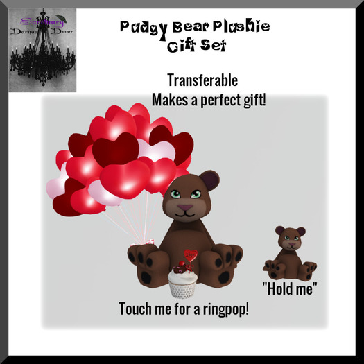 Sanctuary~Pudg Bear Plushie Gift OPEN BAG for transferable gift
