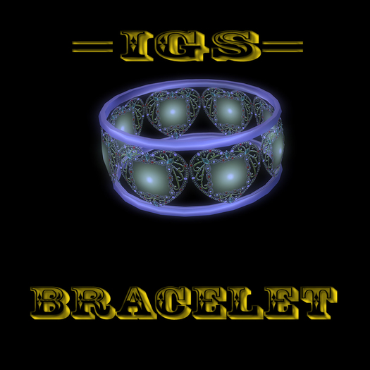 *IGS* Purple bracelet with hearts