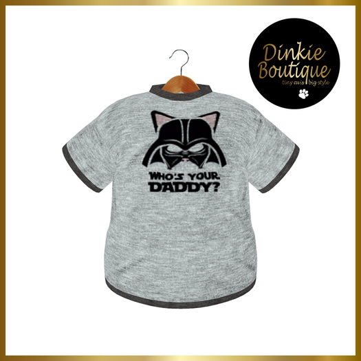 *DB* DINKIES COOL PRINTS TEE who's your Daddy