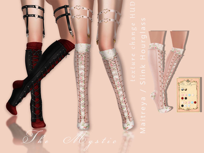 *The Mystic* Gothic Mid Socks (all Colors)