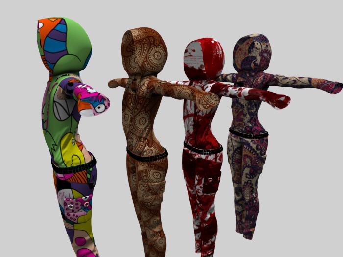 Oi, Brutha! Colorful Texture Pack [Krankhaus - Hooded Jumpsuit]