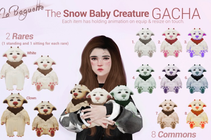 [La Baguette] (box) Snow Baby creature 2