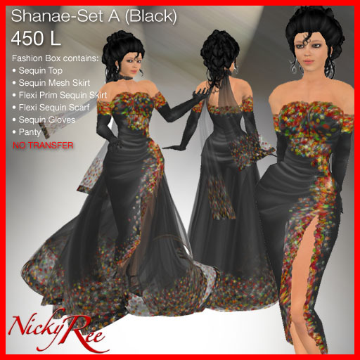 Shanae-Set A (Black)