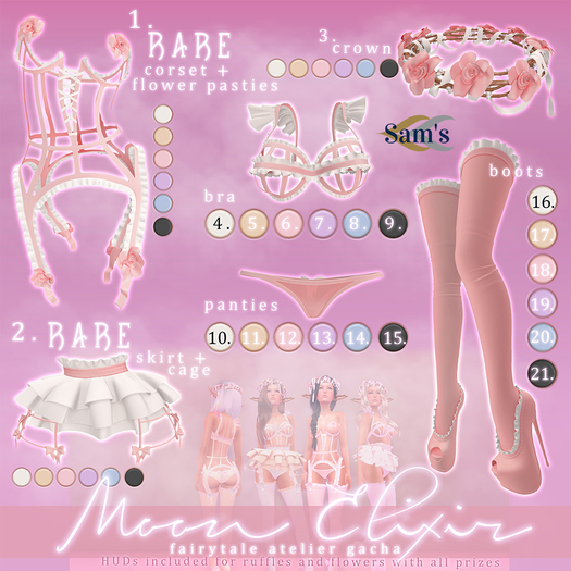 Moon Elixir - Fairytale Atelier - 15 - Lara - Panties - Onyx