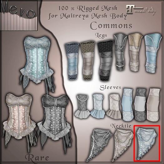 Meva Bridget Necktie Blue Box
