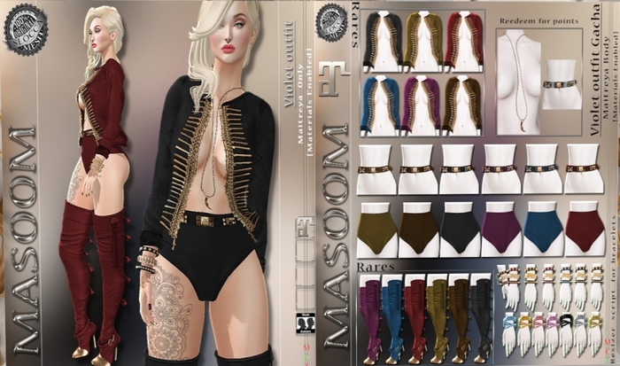 [[ Masoom ]] Violet Belt  Khaki Common