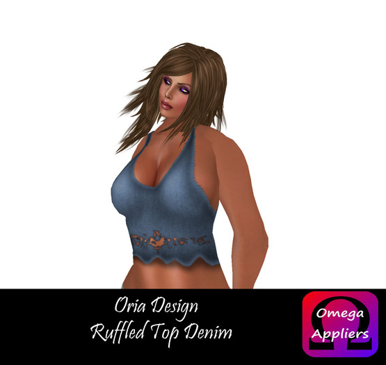 Oria Design - Ruffled Top Denim