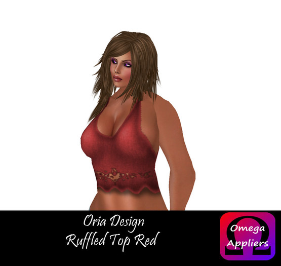 Oria Design - Ruffled Top Red