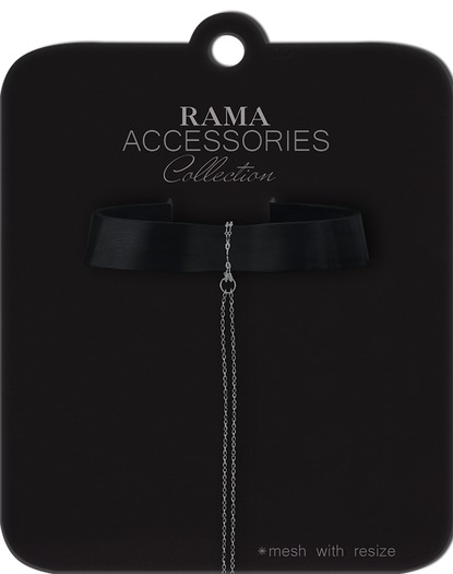 RAMA - Collar Lariat Wrap Necklace 'Silver'