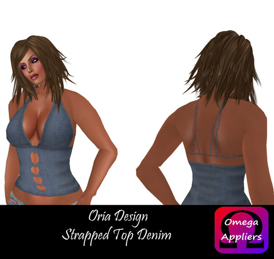Oria Design - Strapped Top Denim