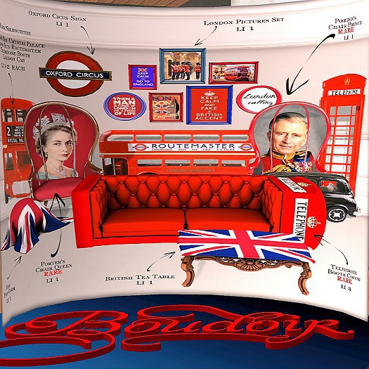 Boudoir London Gacha-London Silhouette Telephone