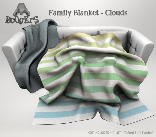 Second Life Marketplace Family Blanket Stripes