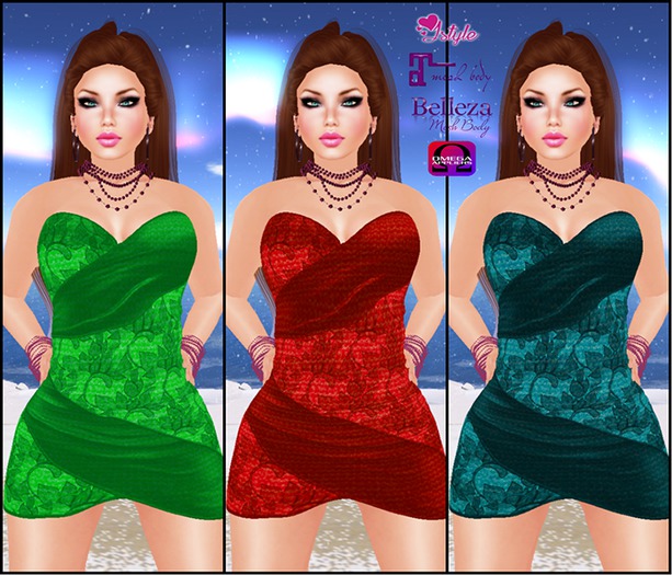 ++3 DRESS PUNTO WOMAN MESH JSTYLE