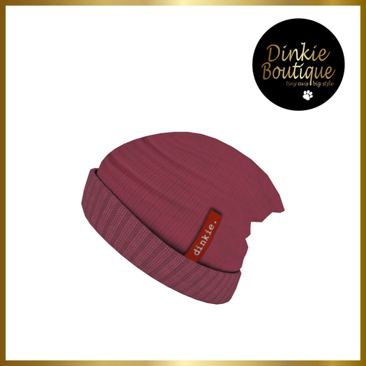 *DB* DINKIES HIPSTER BEANIE pink