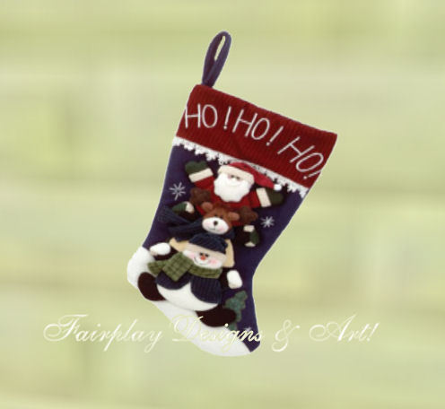 Ho Ho Ho! Stocking - Resizeable