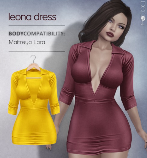 [Decoy] Leona Dress - Yellow