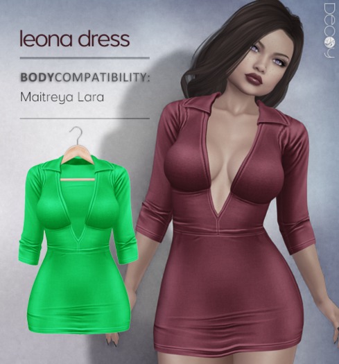 [Decoy] Leona Dress - Neon Green