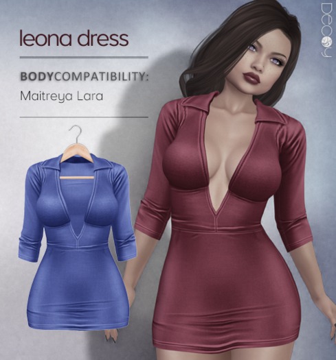 [Decoy] Leona Dress - Blue