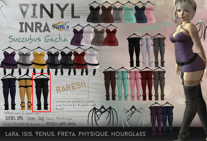 Vinyl - Inara Boots BELLEZA Purple Pak