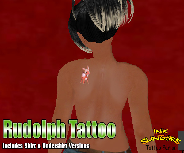 Rudolph Shoulder Tattoo