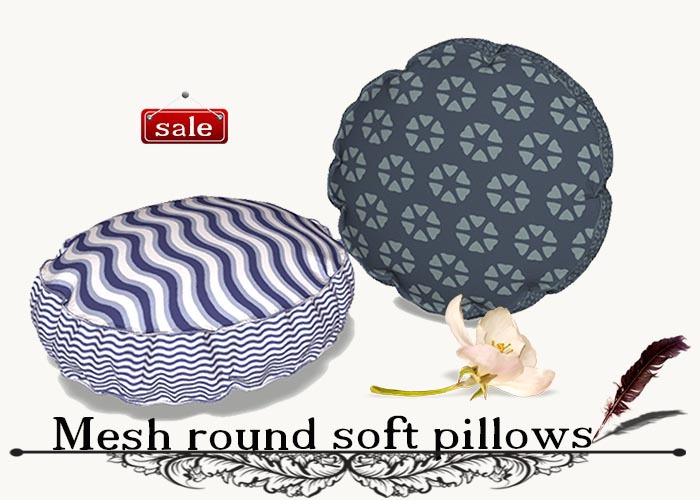 Mesh round soft pillows(modify&trasfert) v. 1