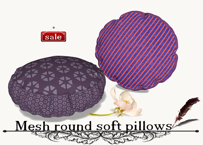 Mesh round soft pillows(modify&trasfert) v. 2