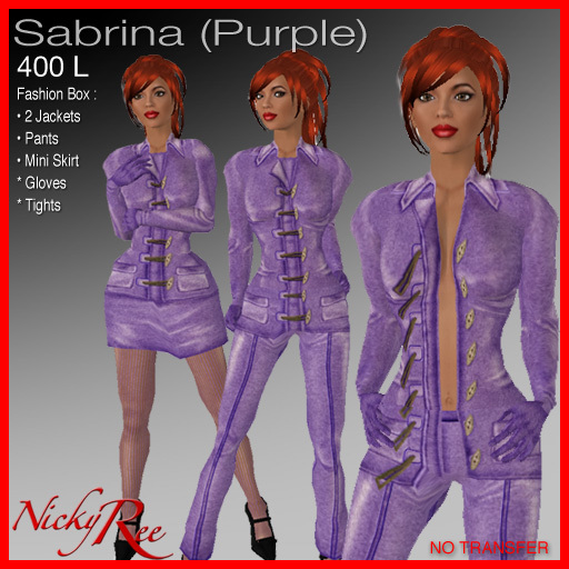 Nicky Ree Business Suits - Sabrina (Purple)