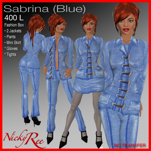 Nicky Ree Business Suits - Sabrina (Blue)